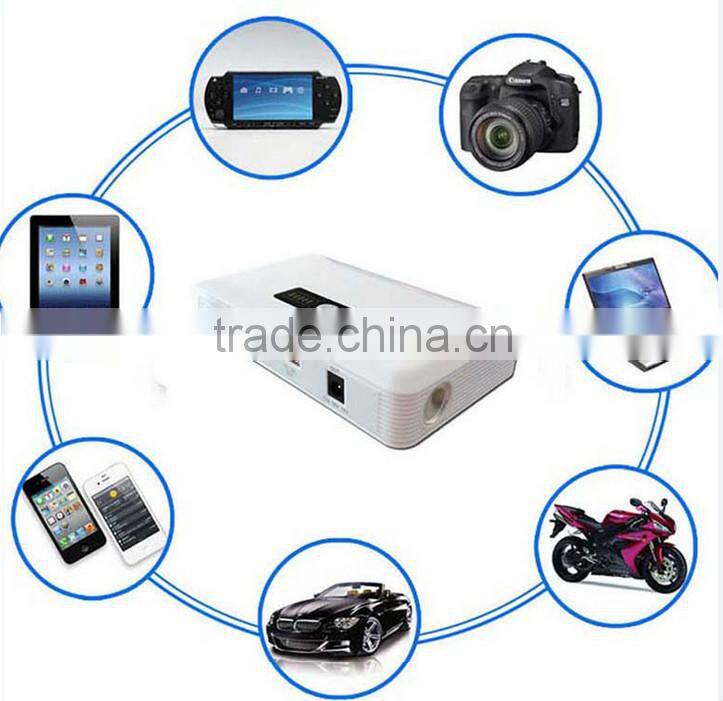 sunpow 12000mah high capacity power bank Multi-function mini 12v car jump starter for gasoline with Air compressor