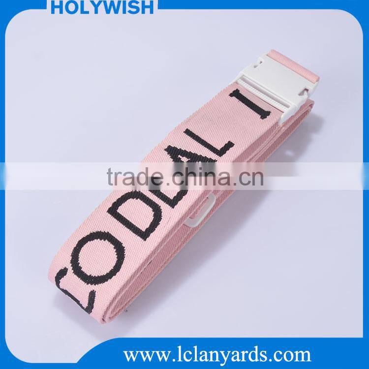 Candy color pp weaving polyester luggage bag strap