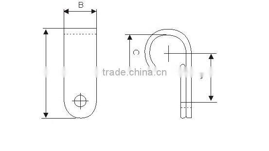 Free sample R type circle plastic electric cable clip