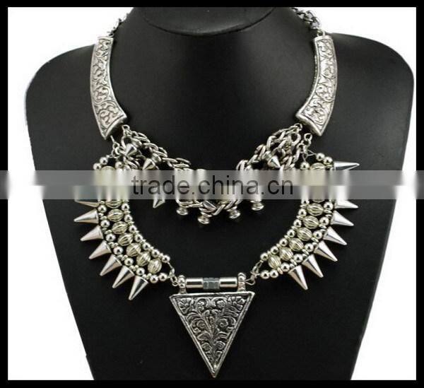 Turkish Indian alloy Boho Necklace coin statement necklace