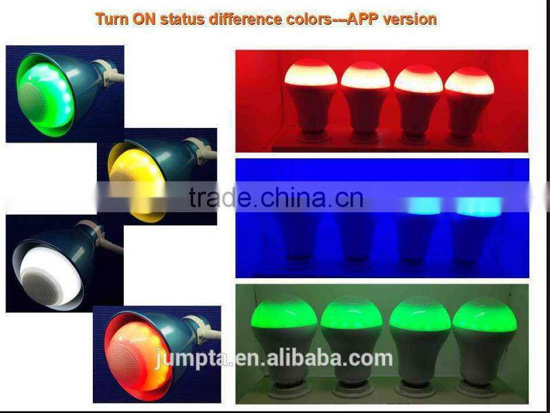 Good sound music colors change APP control bluetooth speaker RGB LED