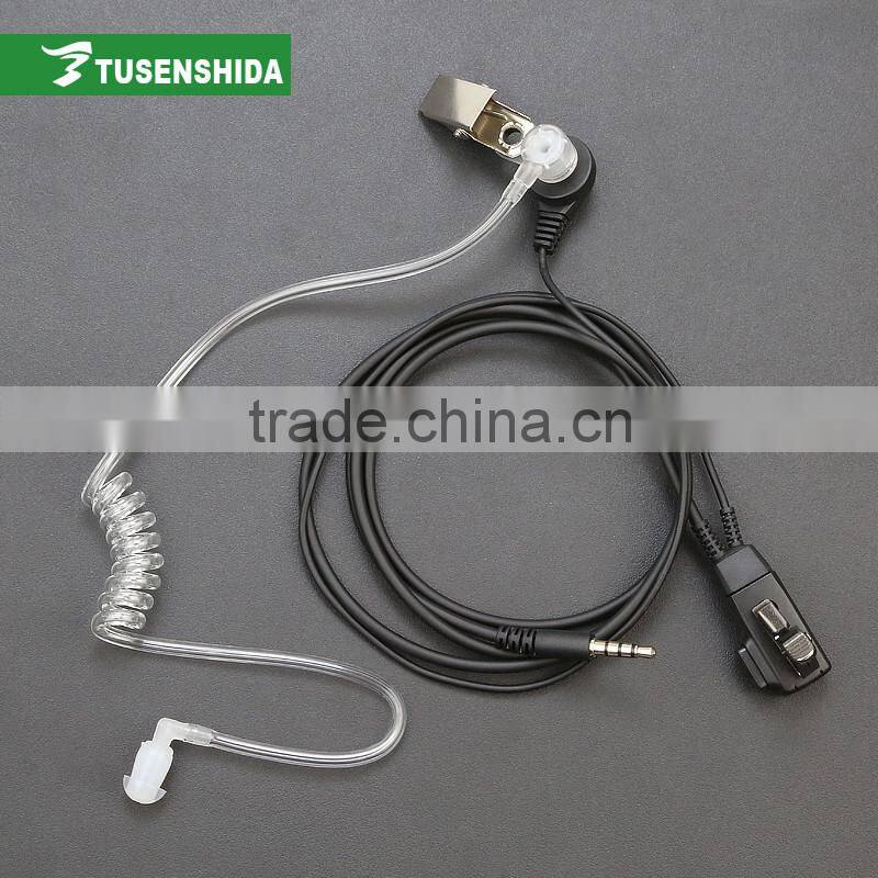 Popular Earphone 3.5mm Clear Acoustic Air Tube Earpiece for Mobile Phone