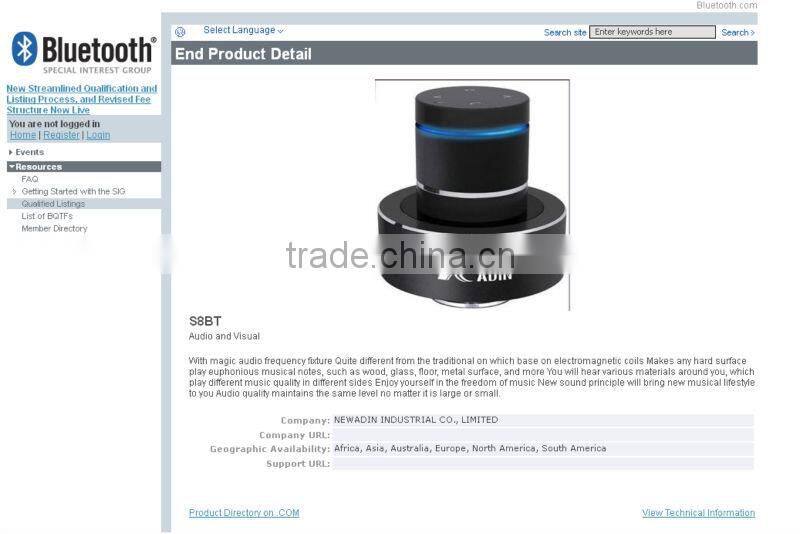 26W NFC Compact Vibration Speaker Wireless Microphone, A Great Mix of Portability and Strong Bass Sound Quality