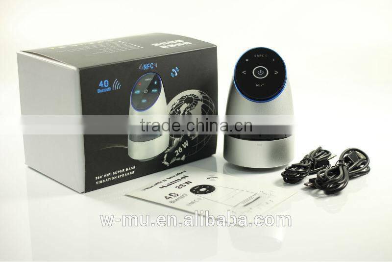 Vibroy Portable Vibration Speaker with MIC Bluetooth Hands-free Speakerphone