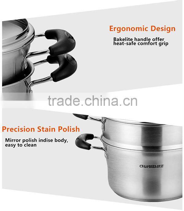 Commercial Large Capacity Rice Induction Stainless Steel Electric Food Steamer