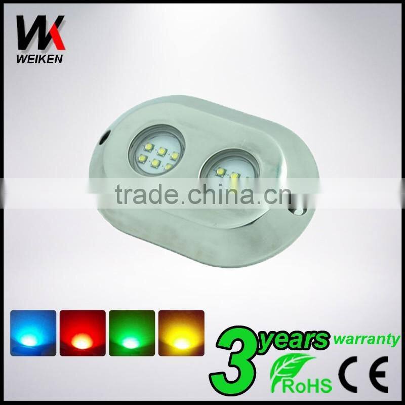 Stainless Steel IP68 12v Swimming Pool Submersible Navigational Led Underwater Lights