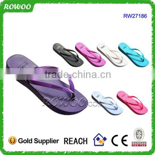 All print wholesale basic style solid cheap summer flip flops china