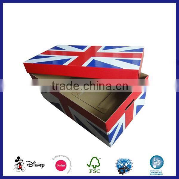 customized e flute shipping black packaging corrugated box