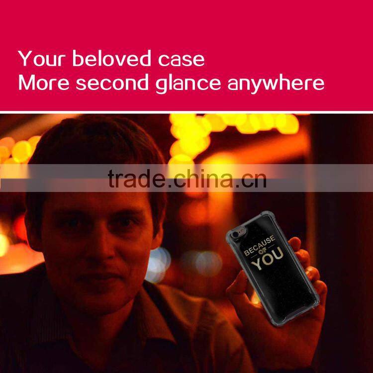 2016 new anti shock liquid epoxy resin cell phone case For Iphone6/ 6s