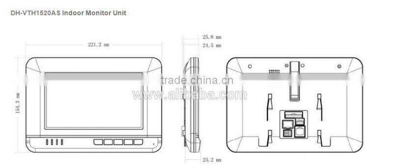 Dahua video intercom system,Support SD card storage,Support bidirectional talk