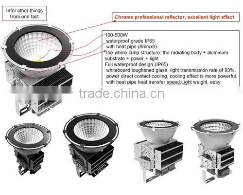 Super Bright lustres de cristal 300W LED High Bay light