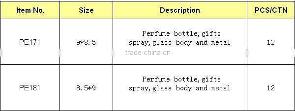 Glass 50ml Perfume Bottle