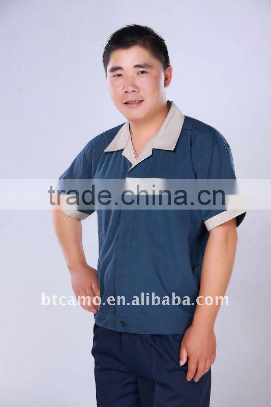 Men's short sleeve work uniform