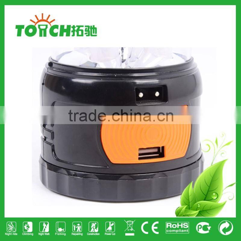 4 Bulbs High Quality US Hot Sale Lantern Light Fashion Design Solar Charge Camping Lamp Camp Tent Light with Charger