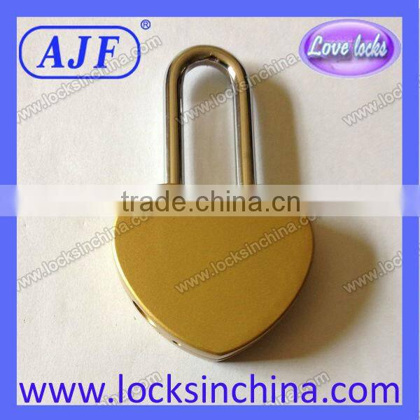 AJF 45mm heart love lock customize love Padlock