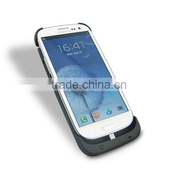 2200mAh ultrathin power bank case for samsung galaxy s3
