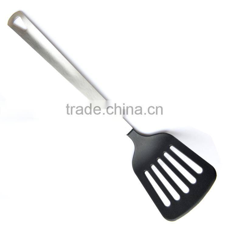 food grade nylon plastic spoon and fork in steel handle