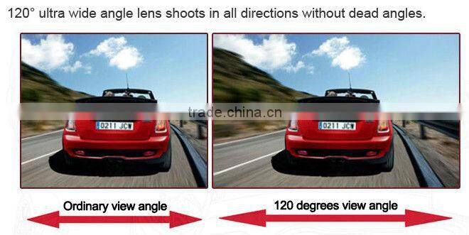 2.7 inch car driving recorder and rearview mirror auto recorder 2012
