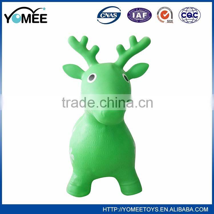Kids ride on animal inflatable animal hopper