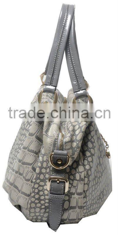 2012 new fashion croco skin leather bag ladies handbag !