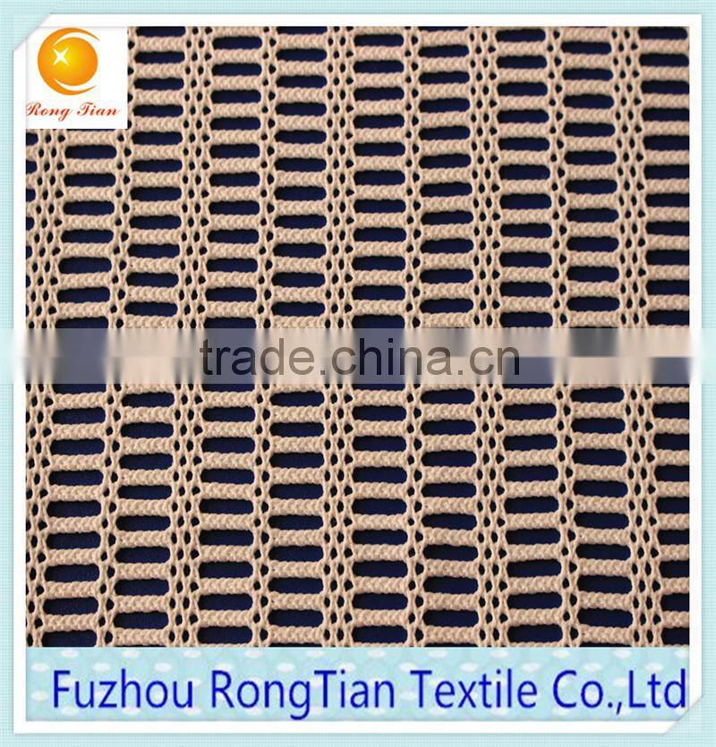 Comfortable plain style nylon elastic mesh fabric for dress