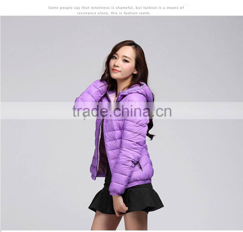 Winter outwear sports women's down jacket