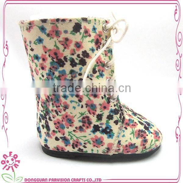 Branded plastic doll shoes wholesale girl doll boots fit american dolls