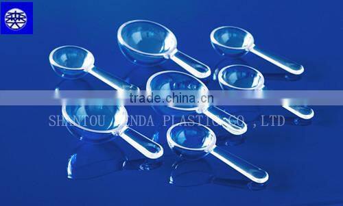 clean plastic spoon for 3g medicine powder, transparent plastic measuring spoon, milk powder plastic spoon, plastic tea spoon