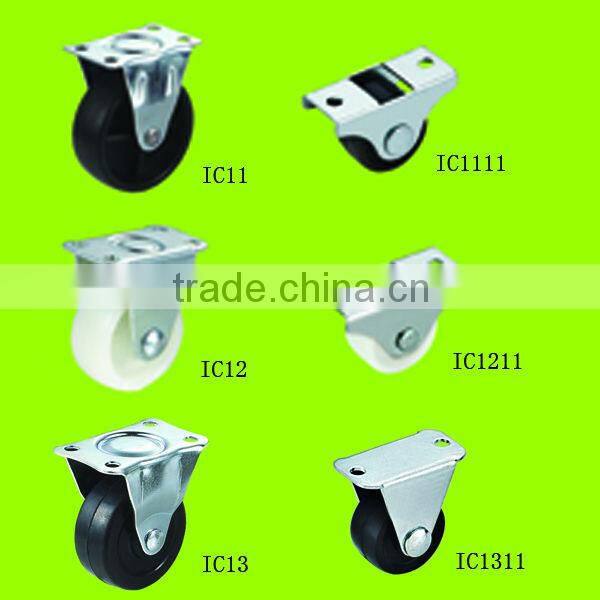 With 8 automatic production lines Thread Stem industrial PP racks caster wheels (IC18)