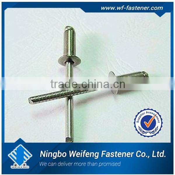 Supply all kinds of fastener products 316 stainless steel blind rivet made in china hardware fastener zhejiang manufacturer