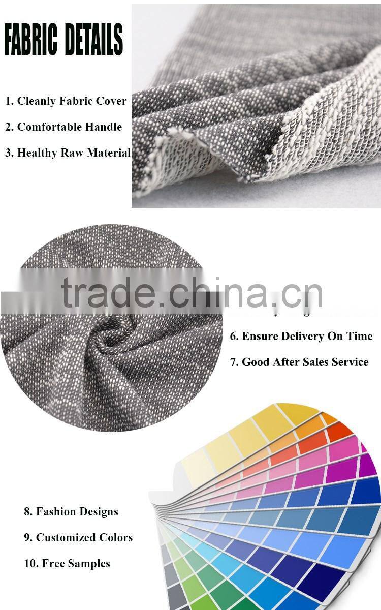 Jiufan textile knitting cotton jersey fabric for sport sweater