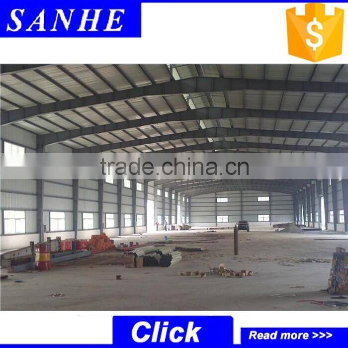 long-span prefabricated modular steel structure warehouse buildings