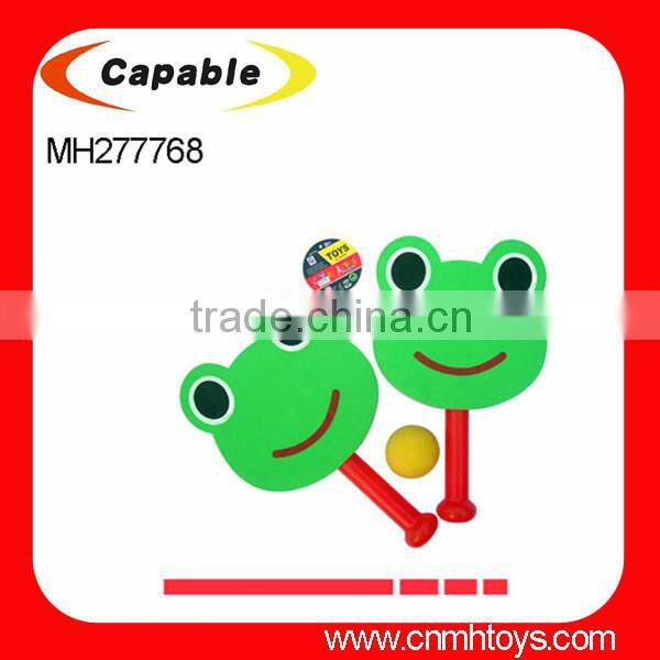 table tennis racket with ball
