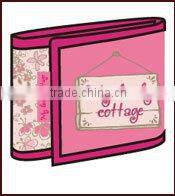 Light Blue Fabric Office Custom Printed Pencil Case