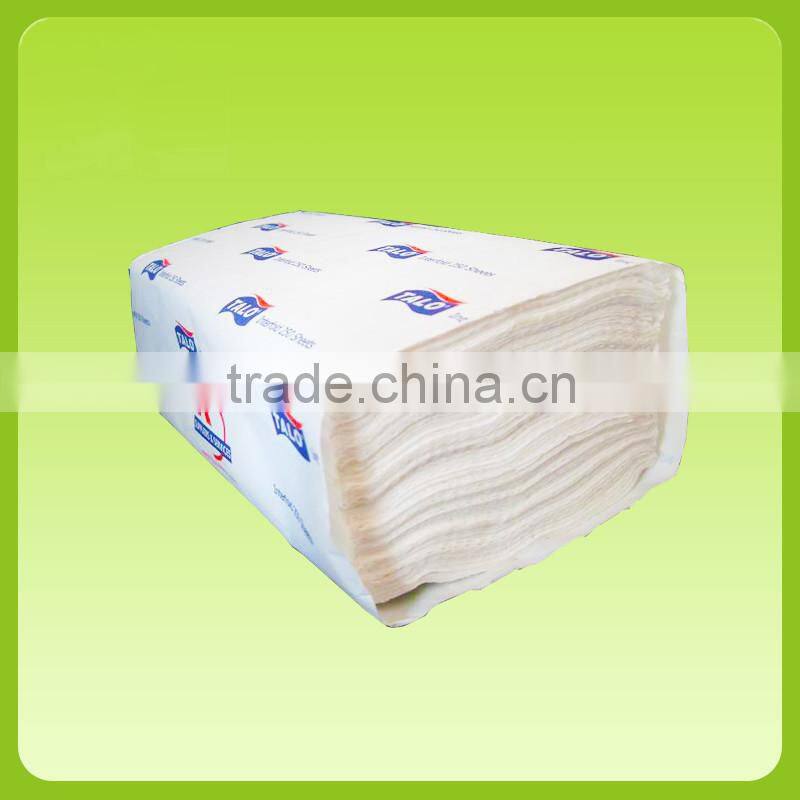 Single Fold Paper Towel, V Fold Hand Towel, Singal folded Towel Paper