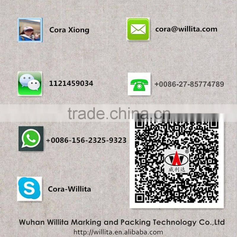 For cable bottle cans packages inkjet printer for pvc