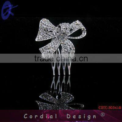 2014 Fashion Jewelry Tiara Crown Rhinestone Hair Comb Jewelry Accessory For Bridal