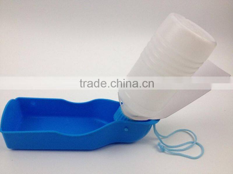 Best price discount Folding portable Pet Travel Outdoor Squeeze Water Recycle Bottles Fountain Feeder for Dog Puppy