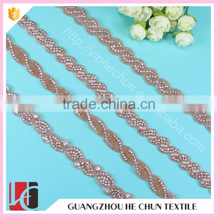 HC4823 -1 Hechun Hot Fix Sandals Accessories 2016 Fashion Cut Make Trim