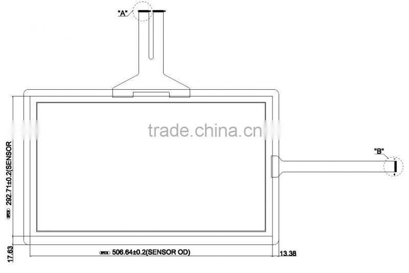 21.5" Capacitive Touch Screen Replacement for Touch Monitor with Free Drivers