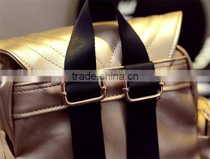 Owl Shape pu leather school backpack high class girls travel school bags