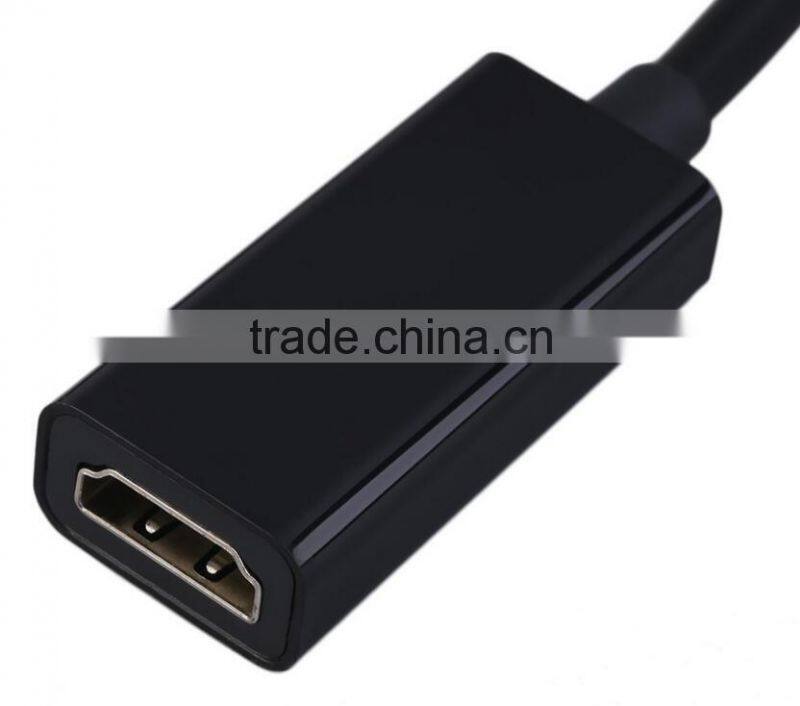 New Display Port DP To H-DMI Adapter HD 1080P M/F Cable Connector