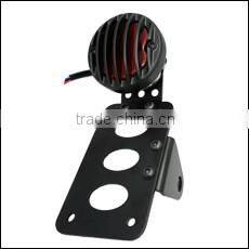 Side Mount Motorcycle License Plate Bracket for Harley Cruisers