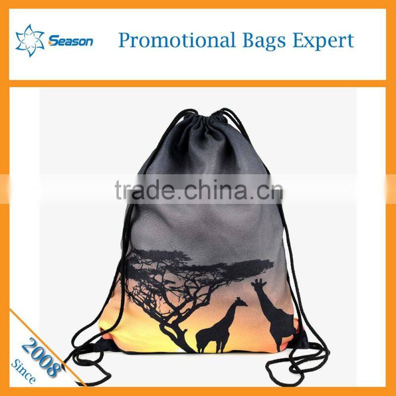 China munufacture cheap promotional drawstring bags shopping bag