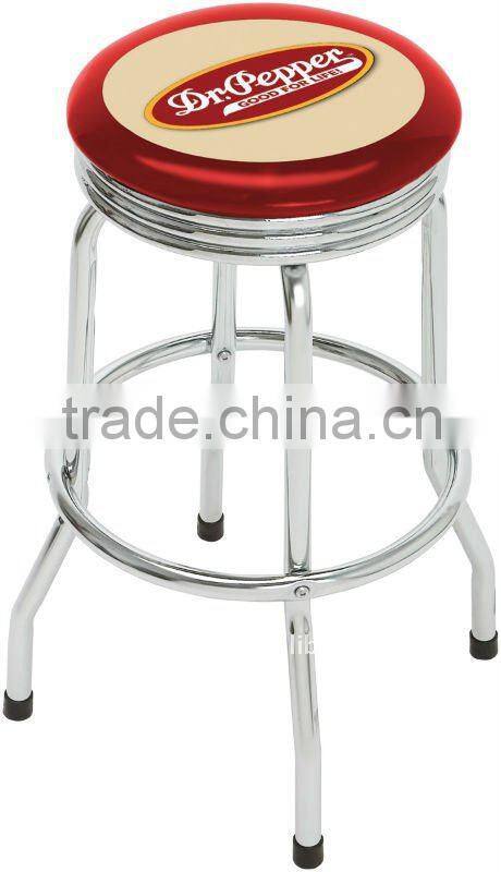 promotional bar stool with support ring