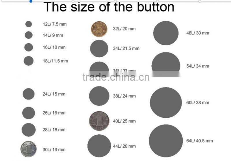 designer coat metal button for jean leather winter garment metal button for man and woman