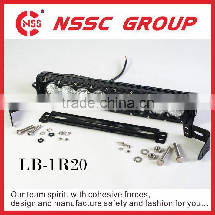 4X4 cree auto car accessory single row led light bar 10" 40w led light bar,single row