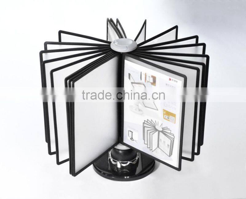 A5 20 Pockets Half Moon Handling Display Reference Rack All Round Display Reference Rack