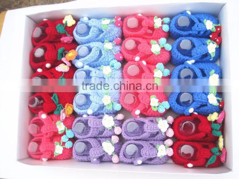 crochet baby shoes prewalker baby shoes