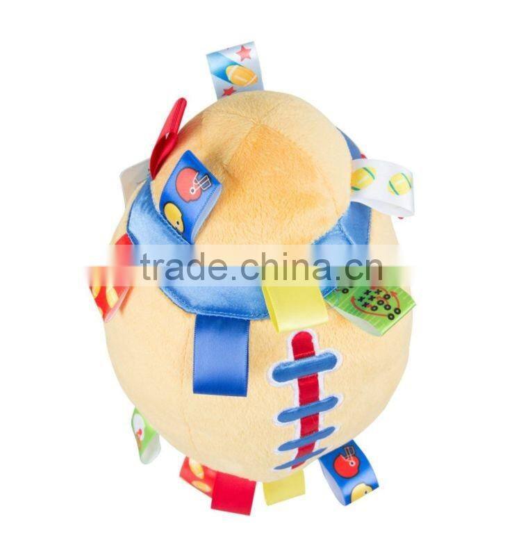 St colorful plush rugby soft rugby ball christmas decoration rugby